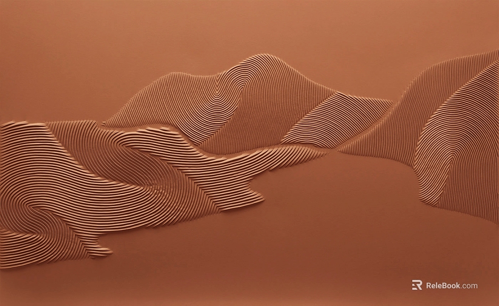three-dimensional physical painting texture
