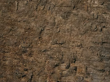 Dark brown dilapidated wood wall decoration 3d model