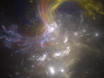 The vast universe starry sky scene HDR texture (ID:ffabg58003)
