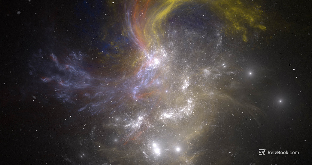 The vast universe starry sky scene HDR texture