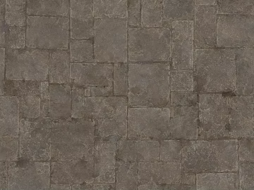 Dark gray stone brick outdoor pavement texture (ID:ffaeh139046)