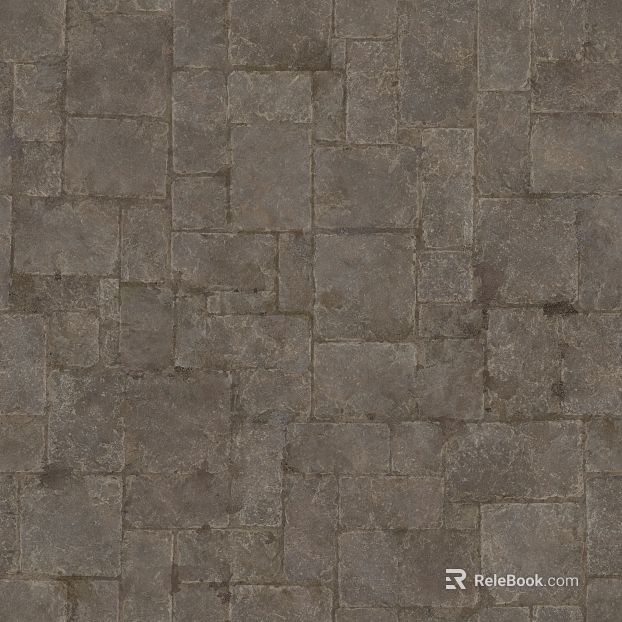 Dark gray stone brick outdoor pavement texture