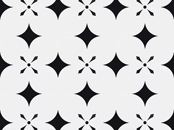 Modern simple black and white geometric tiles texture (ID:ffach147941)