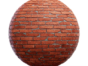 Brick wall PBR texture (ID:ffach319714)
