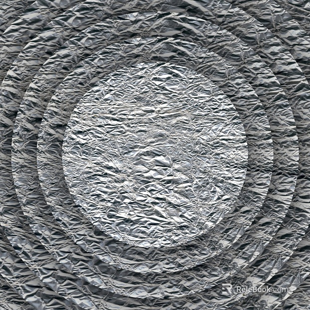 Silver foil texture