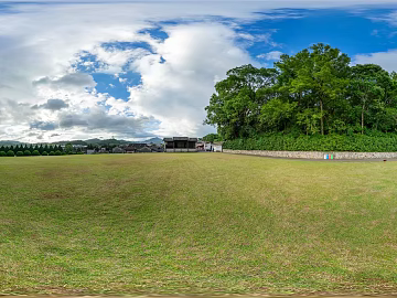 HDR ecological greening garden panorama 3d model