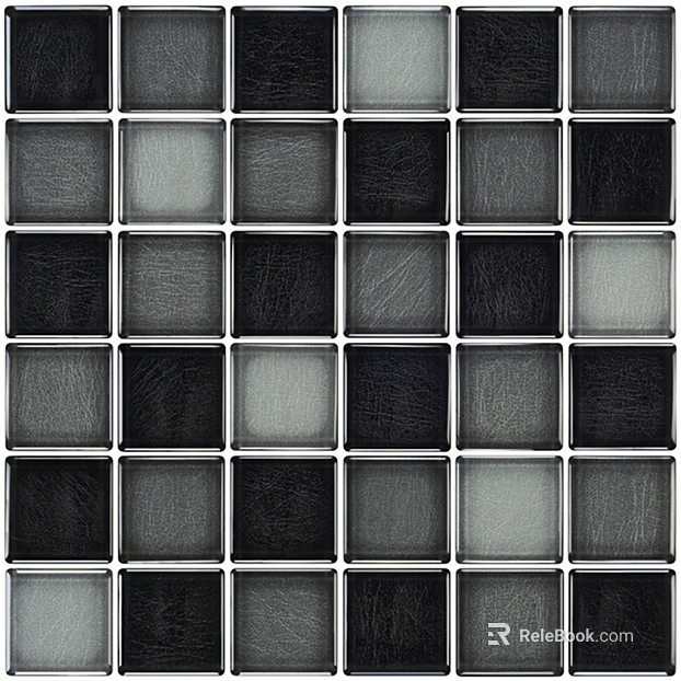 Black Glass Mosaic texture
