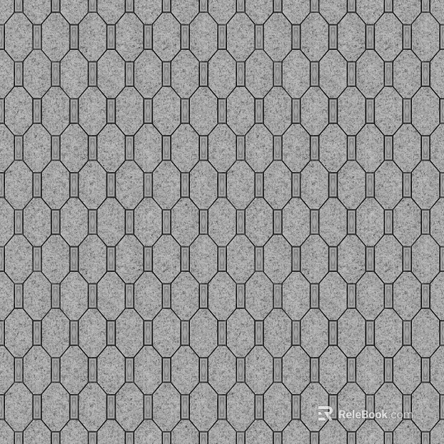 Modern ground stone paving texture