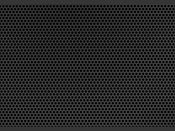 Black perforated sheet metal industrial wind wall 3d model