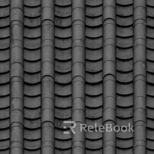 Green tile texture