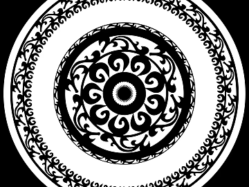 Black and white mask pattern texture pattern graphics carved graphics (ID:ffach823384)