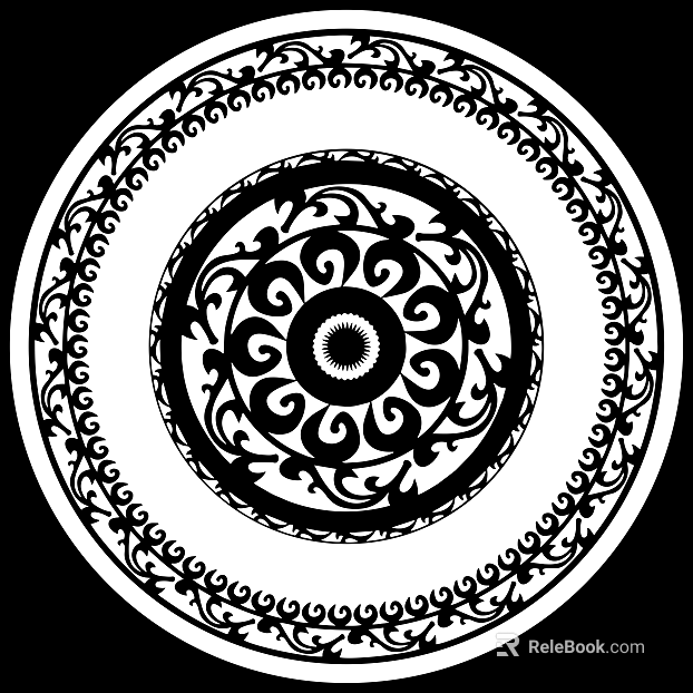 Black and white mask pattern texture pattern graphics carved graphics texture