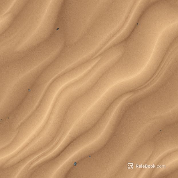 Warm yellow sand, outdoor ground texture