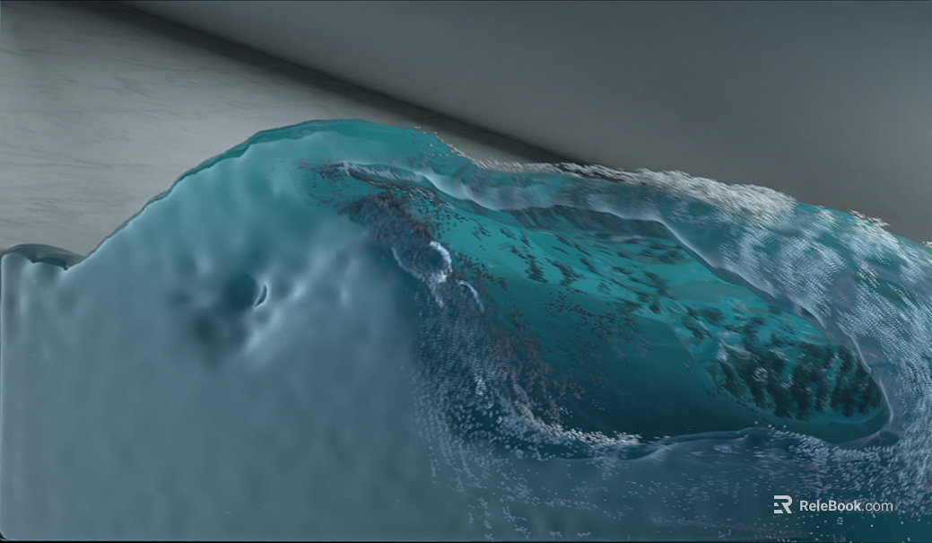 three-dimensional physical painting texture