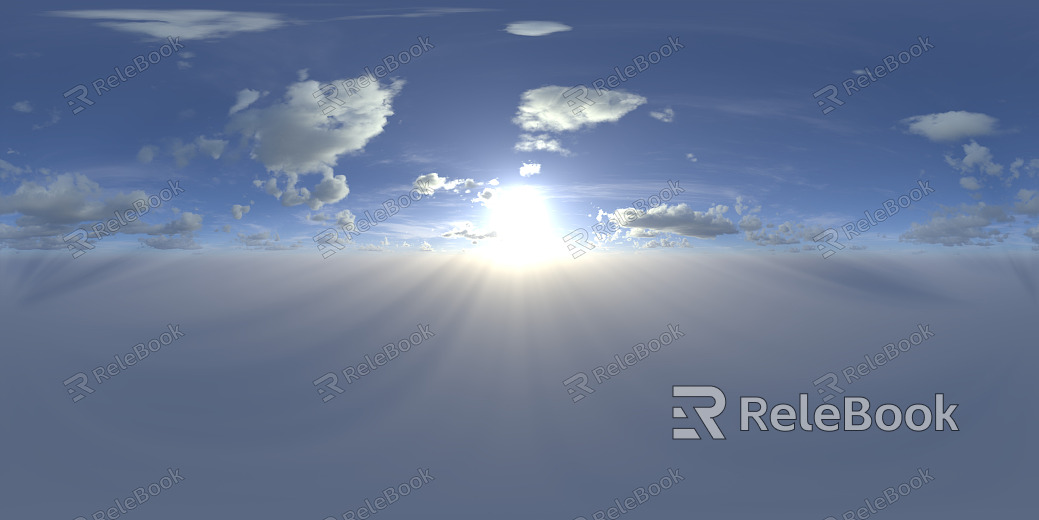 Sunrise Sunset Cloudy Blue Sky Landscape Landscape HDR texture