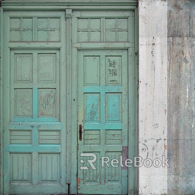 Wooden door texture