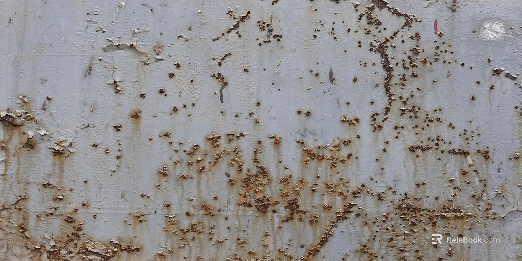 Gray white distressed metal exterior wall finish texture