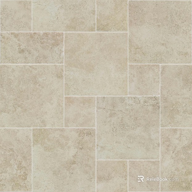 Modern Roman mosaic-patterned antique-style tiles texture