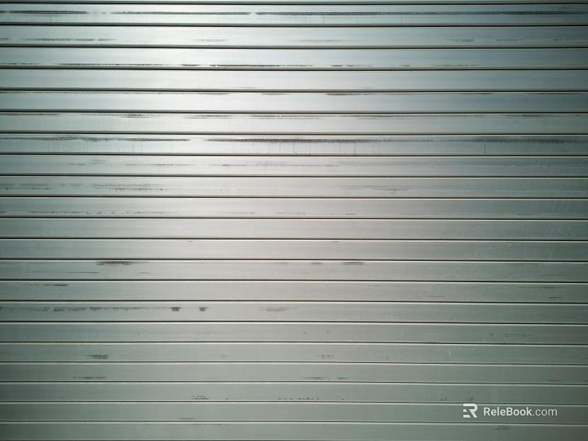 Rolling shutter door texture