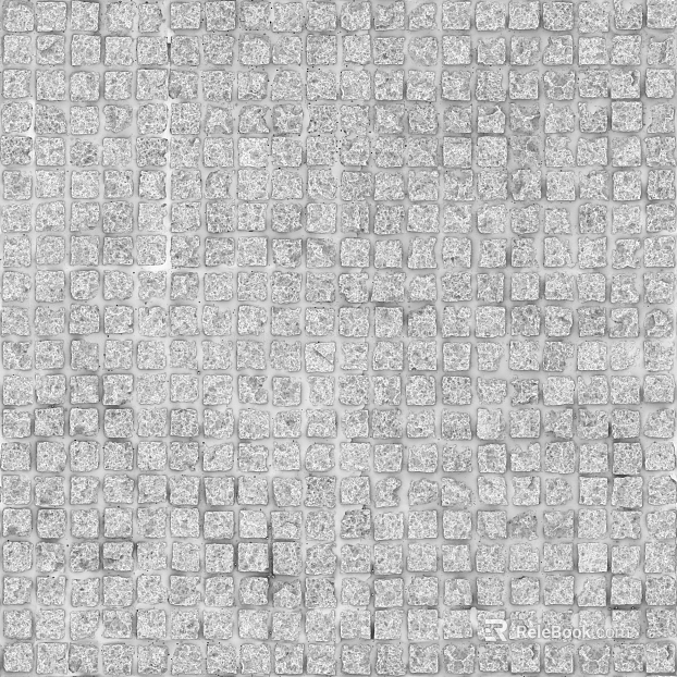 Light gray stone mosaic kitchen wall texture