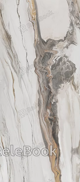 Water pattern marble ink pattern black and white marble texture