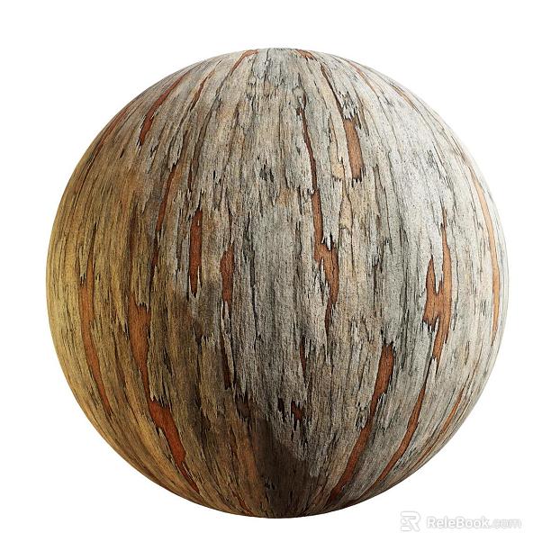 East Asian Bark PBR texture
