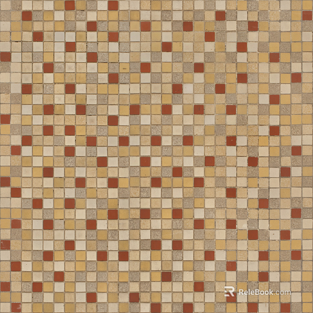 Mosaic Ceramic Map texture