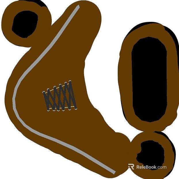 Brown stitching leather shoe material texture