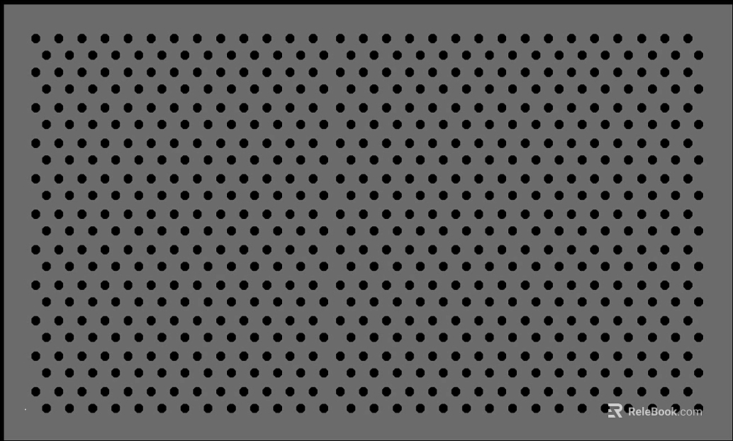 Perforated plate texture