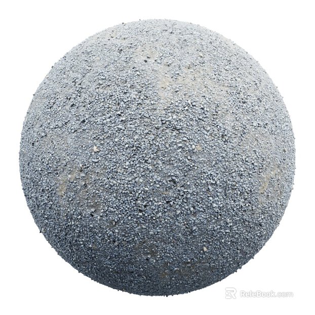 Gravel land PBR texture