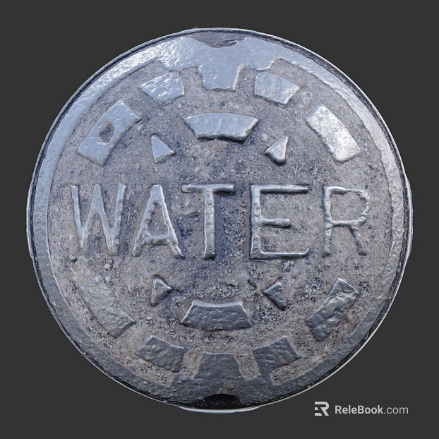 Manhole Cover PBR texture