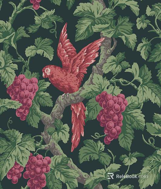 animal and plant pattern texture