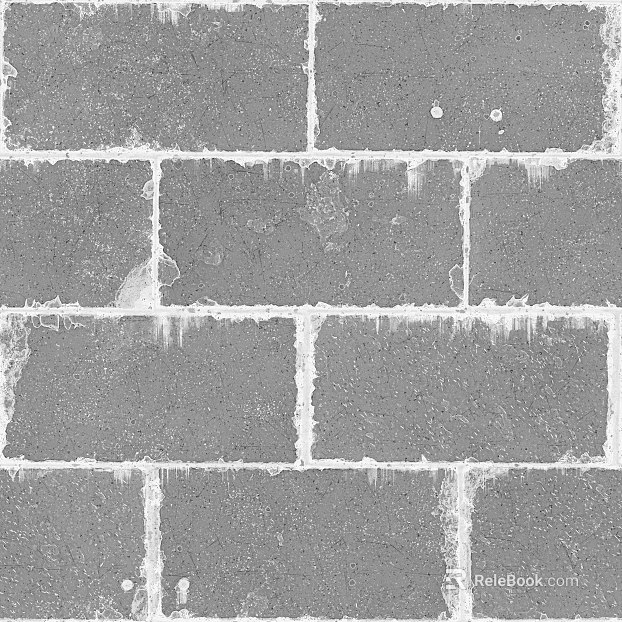 Black and white brick wall texture