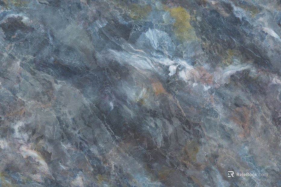 Light luxury blue gray marble background wall surface texture