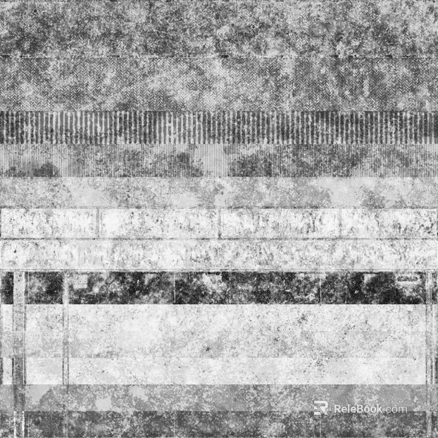 Black and white industrial wind cement brick wall ground texture