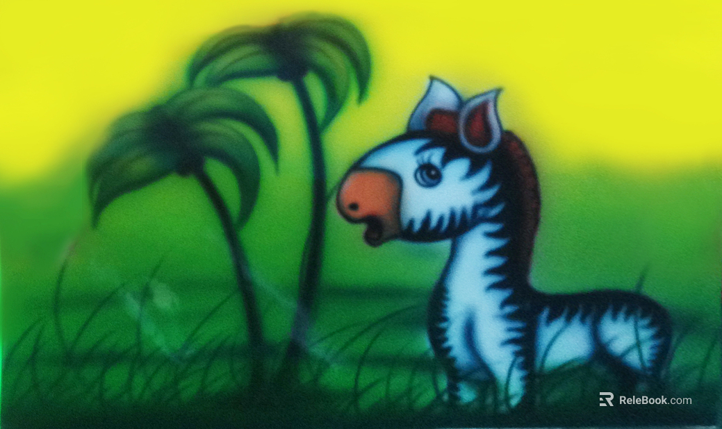 cartoon painting texture