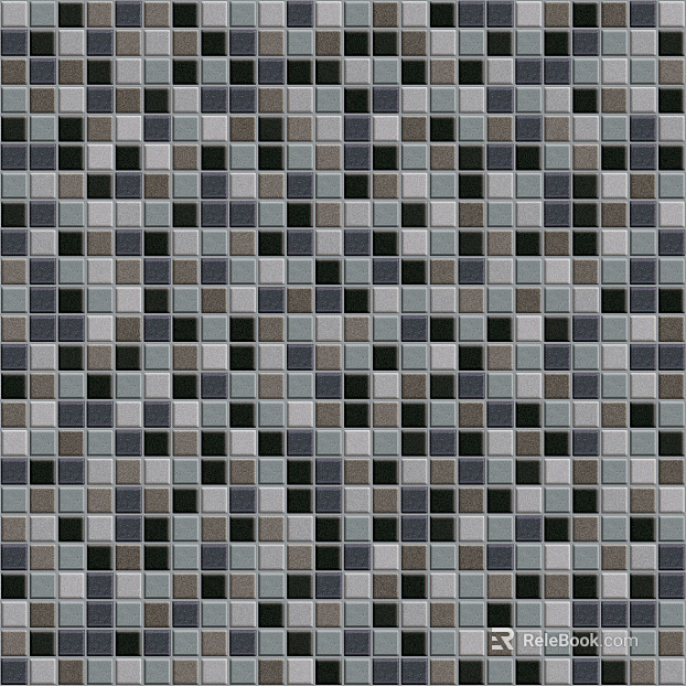 Mosaic Ceramic Map texture