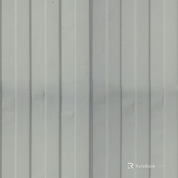 Light gray vertical grain metal plate building exterior wall texture