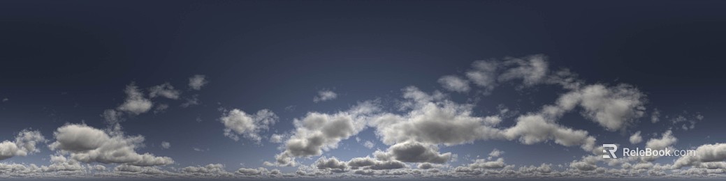 Blue Sky White Clouds Clouds Clear HDR texture