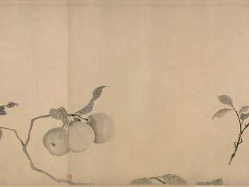 Song Dynasty Aesthetics, Classical Paintings, Song‑Era Hanging Scrolls, Chinese‑Style Wall Art, Antique Charm, Botanical Art texture (ID:ffaeh578744)