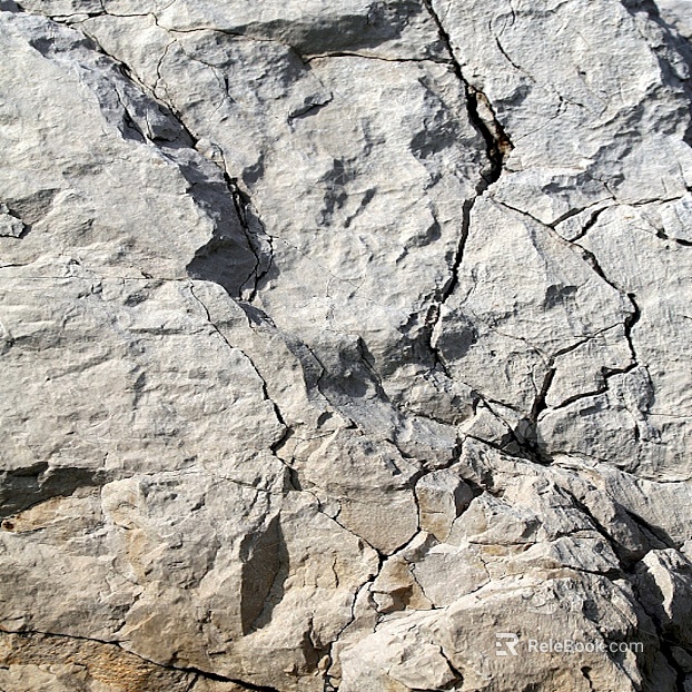 Light gray rock landscape wall texture