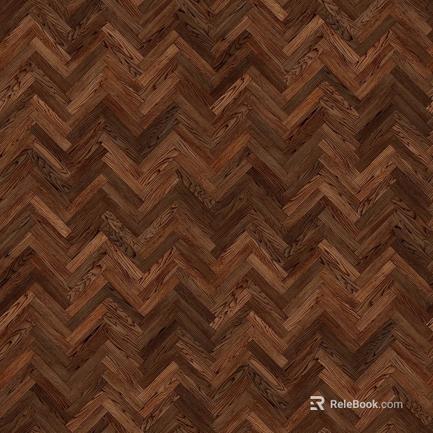 Walnut Herringbone Floor Wood Grain Plank texture