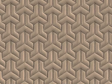 Leather New Chinese Style Quilted Embroidered Leather New Chinese Pattern Leather Quilted Embroidered Leather Soft Bag Leather 3d model