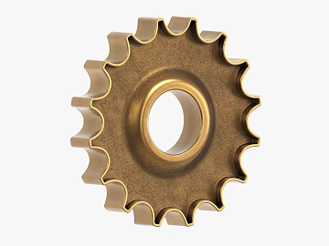 Brass color old metal gear industrial components texture (ID:ffaeh216786)
