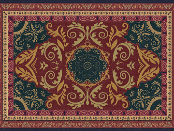 Pattern Carpet Map texture (ID:ffagf7223)