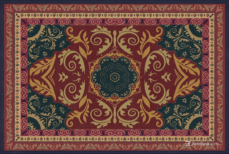 Pattern Carpet Map texture