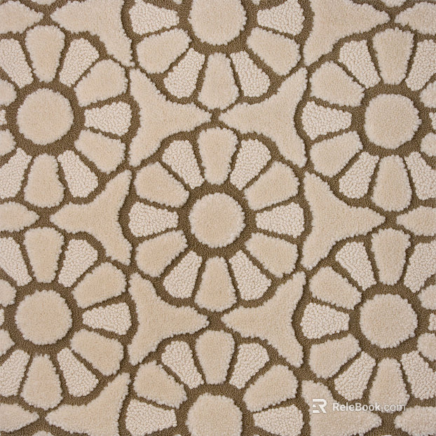 Abstract geometric pattern square carpet texture
