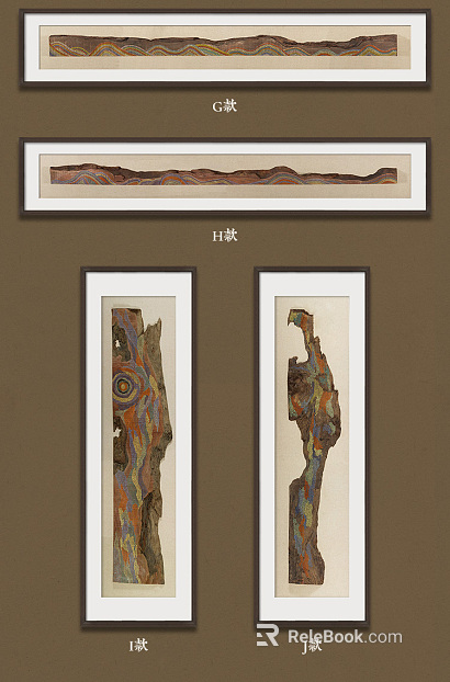 Hanging picture texture
