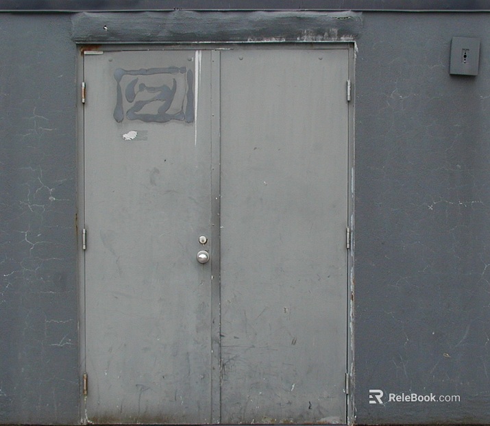 gray metal door industrial air channel door texture