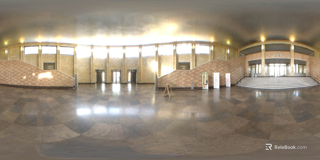 Indoor Venue Hall Daytime HDR texture